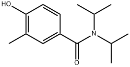 4-Hydroxy-3-methyl-N,N-bis(1-methylethyl)benzamide Struktur