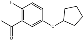 1-[5-(Cyclopentyloxy)-2-fluorophenyl]ethanone|