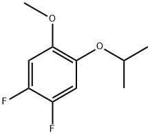 1,2-difluoro-4-isopropoxy-5-methoxybenzene Structure