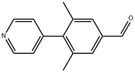 3,5-Dimethyl-4-(pyridin-4-yl)benzaldehyde 结构式