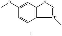 Benzothiazolium, 6-methoxy-3-methyl-, iodide (1:1) Structure