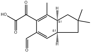 冠瑚菌酸 结构式