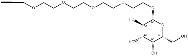 Propargyl-PEG5-beta-D-galactose, 1397682-63-1, 结构式