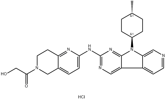 AMG 925 (HCl) 化学構造式