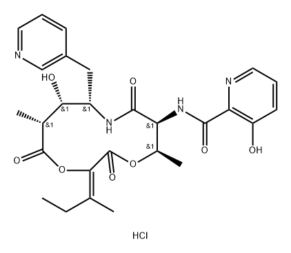 Pyridomycin Hydrochloride,1402-18-2,结构式