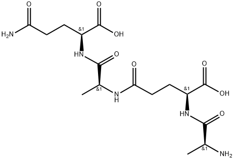 L-Glutamine, L-alanyl-L-γ-glutamyl-L-alanyl-, 1402135-16-3, 结构式