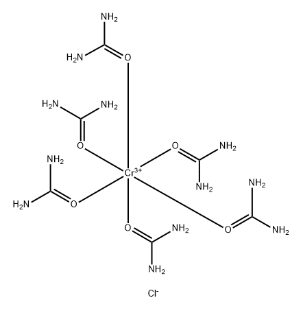 Chromium(3+),hexakis(urea-kO)-,chloride (1:3), (OC-6-11)- Structure