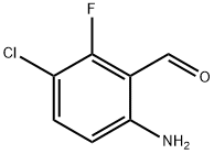 6-氨基-3-氯-2-氟苯甲醛, 1402672-45-0, 结构式