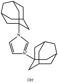 1,3-双(1-坚定)咪唑氢氧化物 AQ 溶液 结构式