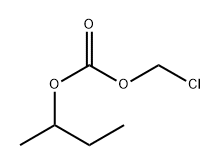 Chloromethyl 1-methylpropyl carbonic acid ester 结构式