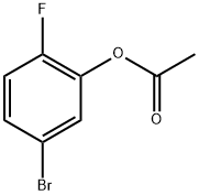 5-bromo-2-fluorophenyl acetate 化学構造式