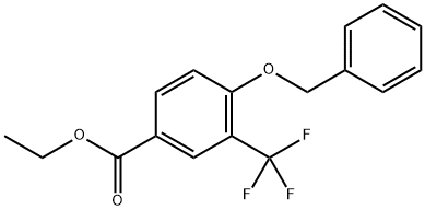 ethyl 4-(benzyloxy)-3-(trifluoromethyl)benzoate Structure