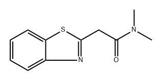 2-(benzo[d]thiazol-2-yl)-N,N-dimethylacetamide Structure