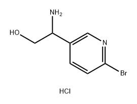 2-amino-2-(6-bromopyridin-3-yl)ethan-1-ol dihydrochloride Structure