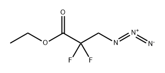 ethyl 3-azido-2,2-difluoropropanoate Structure