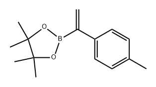 4,4,5,5-Tetramethyl-2-(1-(p-tolyl)vinyl)-1,3,2-dioxaborolane Struktur