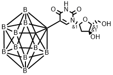 5-carboranyl-2'-deoxyuridine Struktur