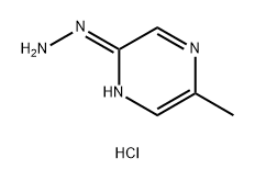 Pyrazine, 2-hydrazinyl-5-methyl-, hydrochloride (1:1) Structure