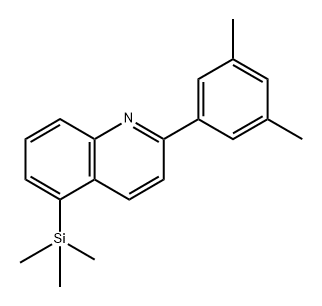 2-(3,5-Dimethylphenyl)-5-(trimethylsilyl)quinoline Structure