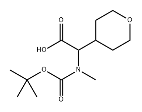 2-{[(tert-butoxy)carbonyl](methyl)amino}-2-(oxan4-yl)acetic acid,1404754-09-1,结构式