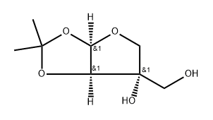 1,2-O-Isopropylidene-b-L-apiose,14048-35-2,结构式