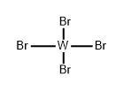 Tungsten bromide (WBr4), (T-4)- (9CI) Struktur