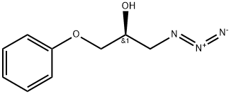 2-Propanol, 1-azido-3-phenoxy-, (2S)- Structure