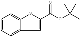 tert-butyl benzo[b]thiophene-2-carboxylate Struktur
