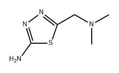 5-[(二甲氨基)甲基]-1,3,4-噻二唑-2-胺,14068-37-2,结构式