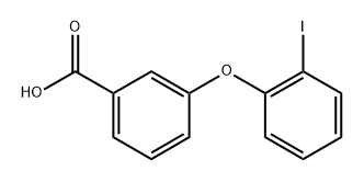 3-(2-iodophenoxy)benzoic acid Structure