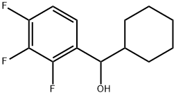 α-Cyclohexyl-2,3,4-trifluorobenzenemethanol 结构式