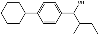 4-Cyclohexyl-α-(1-methylpropyl)benzenemethanol,1411289-44-5,结构式