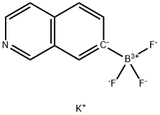 potassium trifluoro(isoquinolin-7-yl)borate 结构式