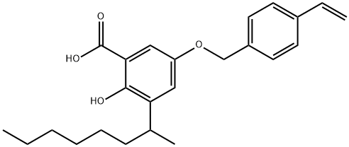 1412938-08-9 5-[(4-乙烯基苯基)甲氧基]-2-羟基-3-(1-甲基庚基)苯甲酸
