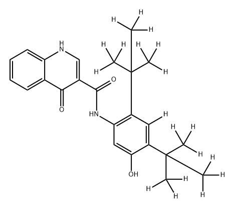 伊伐卡托-D9, 1413431-22-7, 结构式