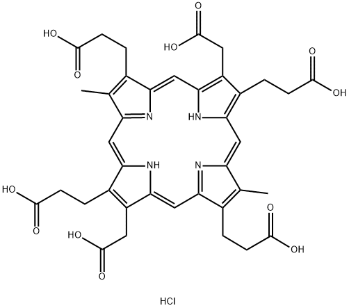 六羧基卟啉i盐酸盐, 141407