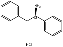 Benzeneethanamine, α-phenyl-, hydrochloride (1:1), (αR)- Structure