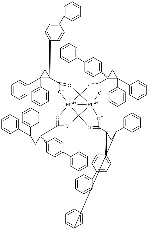 Rh2(R-p-Ph-TPCP)4 Structure