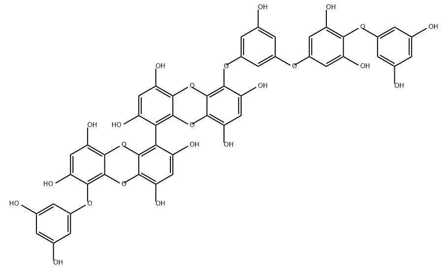 Pyrogallol-Phloroglucinol-6,6-Bieckol,1415504-32-3,结构式