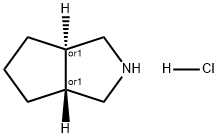 Cyclopenta[c]pyrrole, octahydro-, hydrochloride (1:1), (3aR,6aR)-rel-|(3AR,6AR)-八氢环戊并[C]吡咯盐酸盐