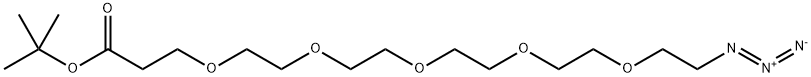 Azide-PEG5-t-butyl ester Structure