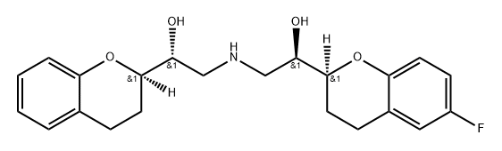rel-Desfluoro Nebivolol Impurity Struktur