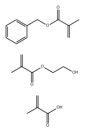 2-Methyl-2-propenoic acid polymer with 2-hydroxyethyl 2-methyl-2-propenoate and phenylmethyl 2-methyl-2-propenoate Structure