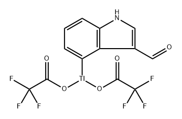 Thallium, (3-formyl-1H-indol-4-yl)bis(trifluoroacetato-O)- (9CI)