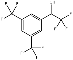 alpha,3,5-Tris(trifluoromethyl)benzyl Alcohol Structure