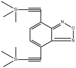 4,7-bis(trimethylsilyl)ethynylbenzo[c][1,2,5]oxadiazole Structure