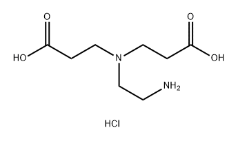 3-[(2-氨基乙基)(2-羧乙基)氨基]丙酸二盐酸盐, 141702-92-3, 结构式