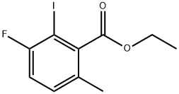 3-氟-2-碘-6-甲基苯甲酸乙酯,1417190-25-0,结构式