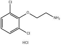 2-(2,6-二氯苯氧基)乙-1-胺盐酸盐 结构式