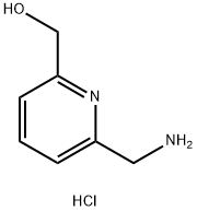 (6-(Aminomethyl)pyridin-2-yl)methanol hydrochloride Struktur